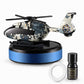 🚗Solar Helicopter Aromatherapy Diffuser – Spins in Light, Refillable Scent Pads, for Car & Home ✨🚁