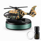 🚗Solar Helicopter Aromatherapy Diffuser – Spins in Light, Refillable Scent Pads, for Car & Home ✨🚁