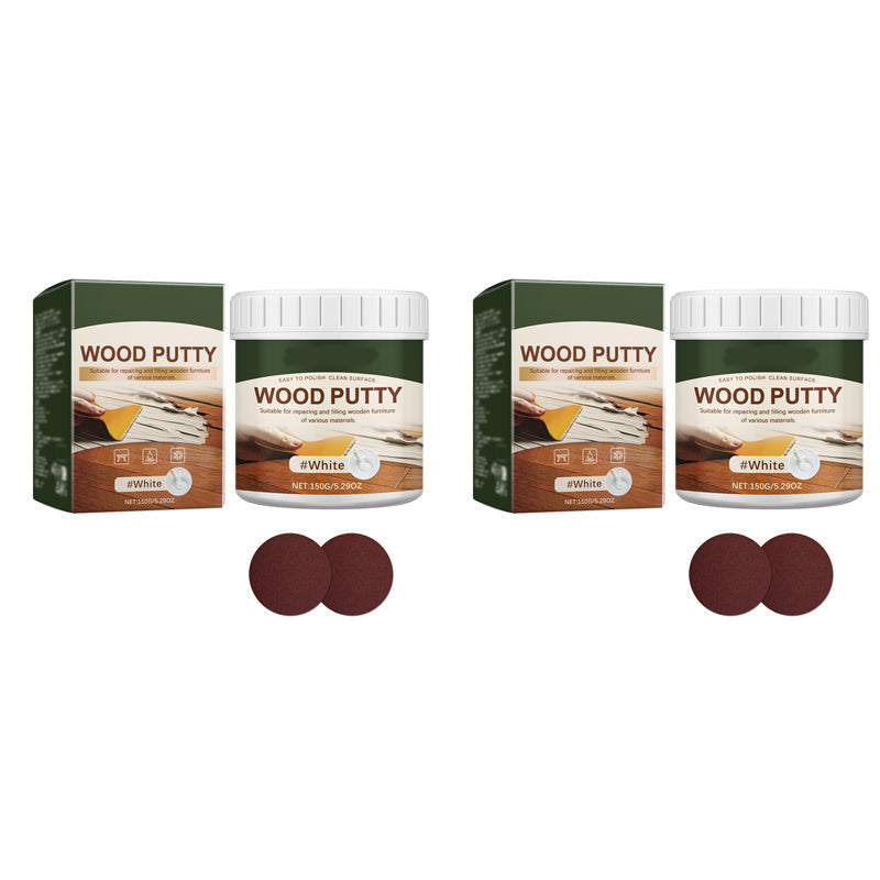 🪵✨Wood Repair Filler Putty – Fills Cracks & Chips, Smooths Surfaces, Blends with Dark Wood