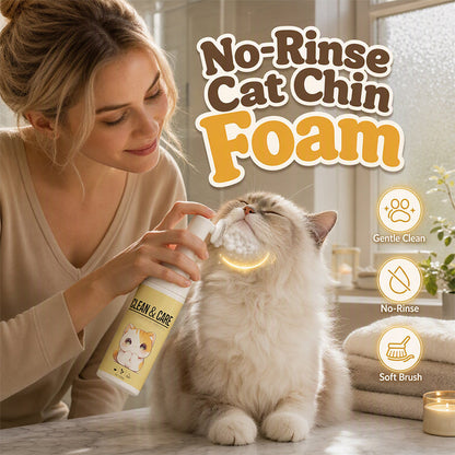 🔥Hot Sale 50% OFF🔥 Gentle Waterless Pet Chin Cleaner Foam – No Rinse,  for Cats & Dogs 🐾