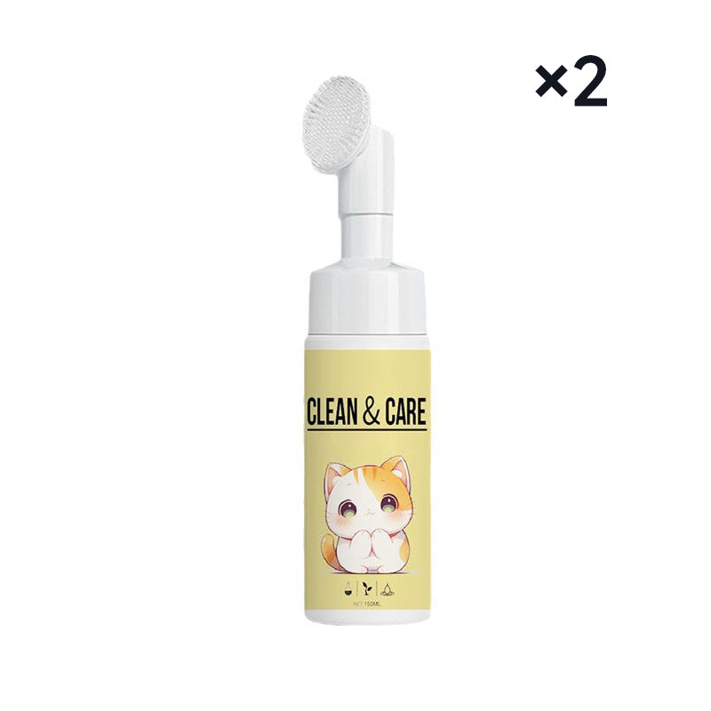 🔥Hot Sale 50% OFF🔥 Gentle Waterless Pet Chin Cleaner Foam – No Rinse,  for Cats & Dogs 🐾