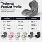 🪑 Ergonomic Memory Foam Seat Cushion with Back Support – Stay Comfortable All Day, Perfect for Office, Car & Home ✨