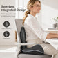 🪑 Ergonomic Memory Foam Seat Cushion with Back Support – Stay Comfortable All Day, Perfect for Office, Car & Home ✨