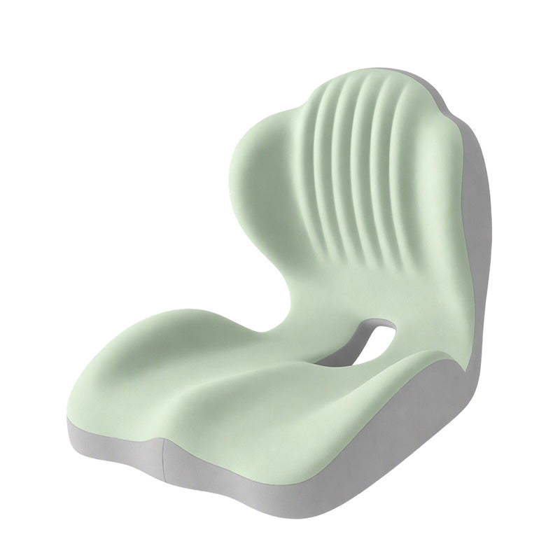 🪑 Ergonomic Memory Foam Seat Cushion with Back Support – Stay Comfortable All Day, Perfect for Office, Car & Home ✨