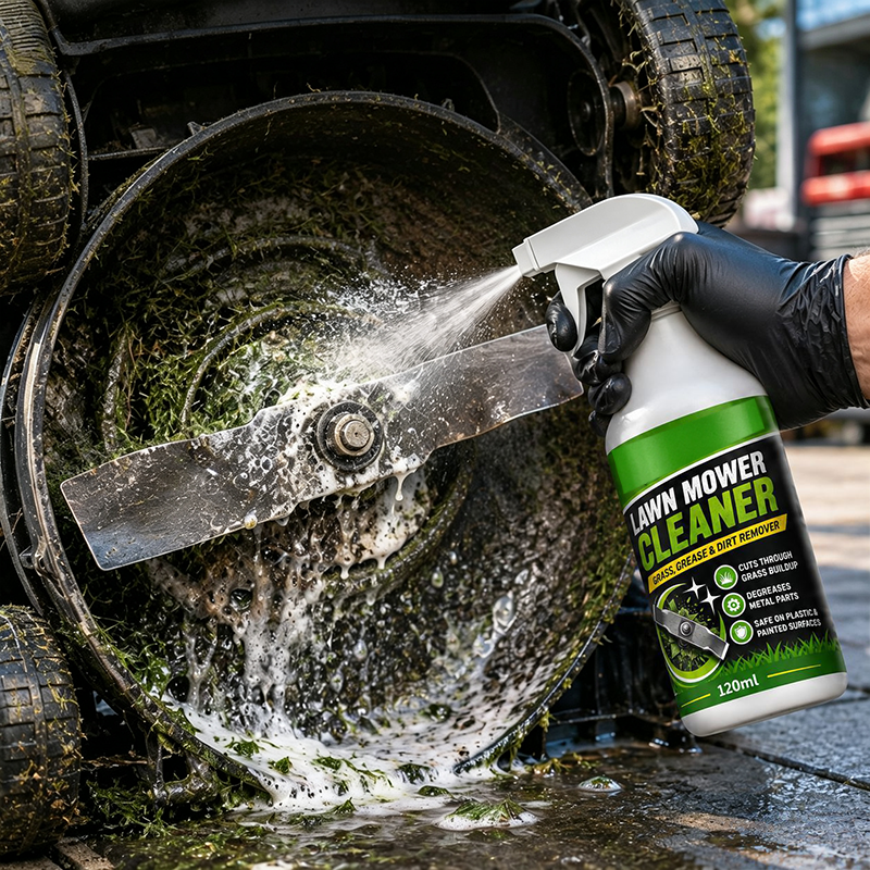 🔥 Fast Acting Lawn Mower Cleaner Spray – Foaming Formula Dissolves Grease & Grass – Ideal for Metal, Plastic & Painted Parts 🌿🛠️
