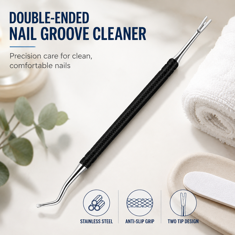 Dual-Ended Ingrown Toenail Lifter & Cleaner Tool