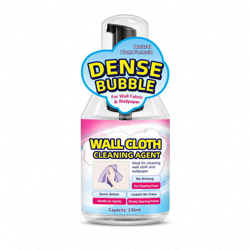 Multi-Purpose Rinse-Free Wallpaper Foam C🔥50% OFF! Multi-Purpose Rinse-Free Wallpaper Foam Cleaner – Spray, Wipe, No Rinse! 🧽✨leaner