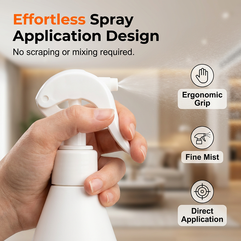 Spray-On Wall Repair Solution for Flaking & Dust