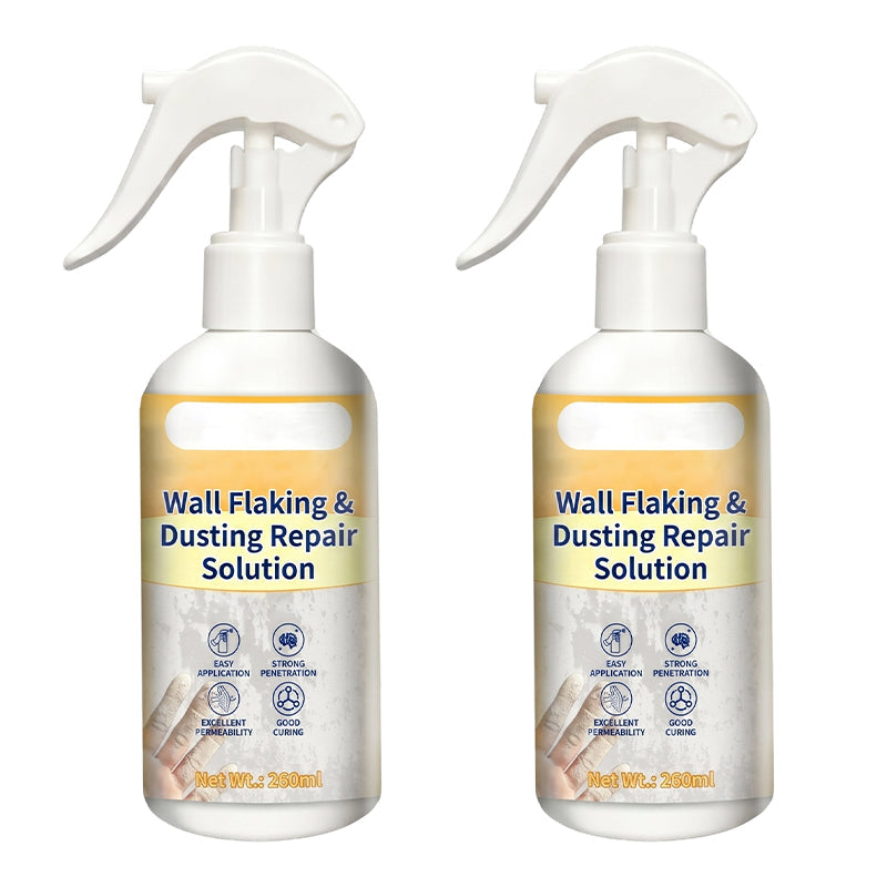 Spray-On Wall Repair Solution for Flaking & Dust