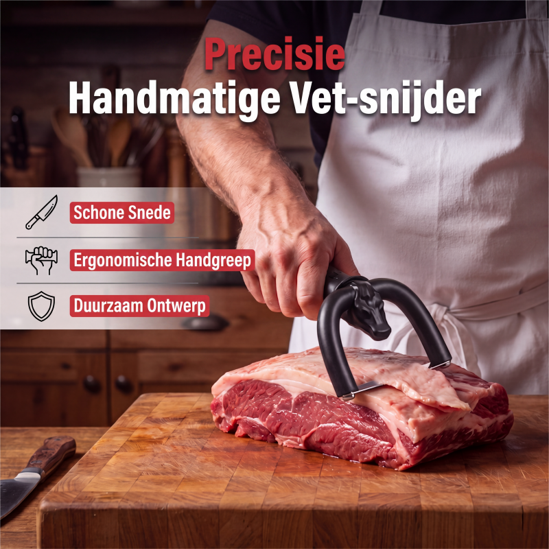 🥩😫Waste Good Lean Meat Trimming Fat?✨Save Up To 50%! U‑Shape Handheld Meat Fat Trimmer 🔪🧑‍🍳