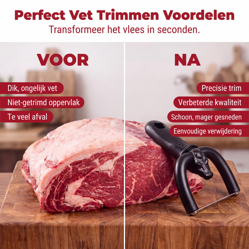 🥩😫Waste Good Lean Meat Trimming Fat?✨Save Up To 50%! U‑Shape Handheld Meat Fat Trimmer 🔪🧑‍🍳