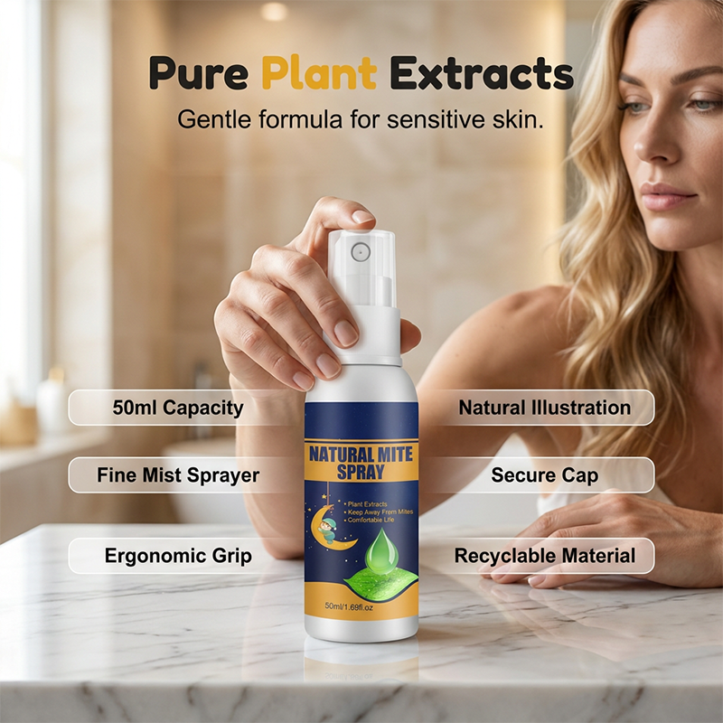 Natural Plant-Based Mite Removal Spray