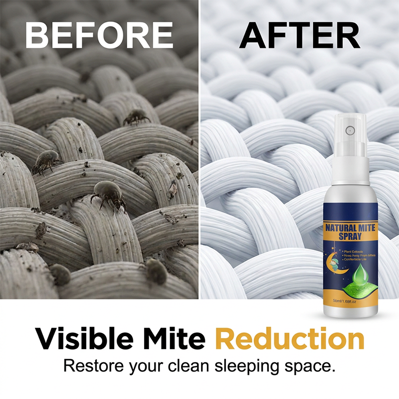 Natural Plant-Based Mite Removal Spray