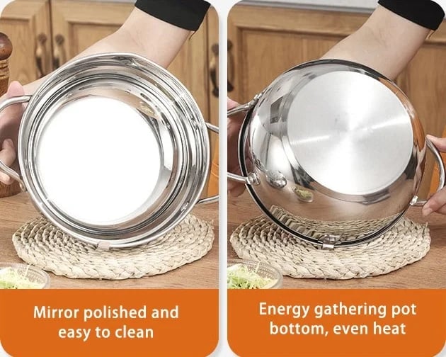 🍤 LIMITED‑TIME 50% OFF! ⚡ 201 Stainless Steel Tempura Fryer Pot – Thermometer, Drain Rack, Deep‑Body ✨