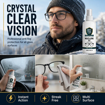 Multi-Purpose Anti-Fog Spray for Lenses & Glass