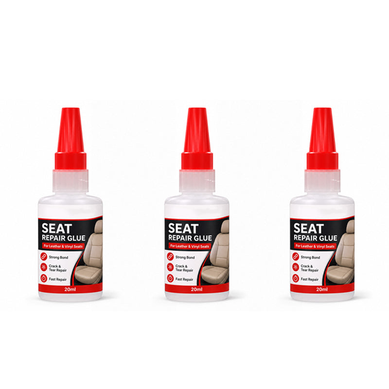 🚗Buy 2 Get 1 Free! Quick Dry Car Seat Leather Repair Glue‑ Precision Nozzle Vinyl & Leather Adhesive, Permanent Bond Repair Glue for Car Seats, Sofas & Leather Furnitures