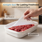 Stackable Fridge Storage Container with Lid