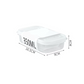 Stackable Fridge Storage Container with Lid