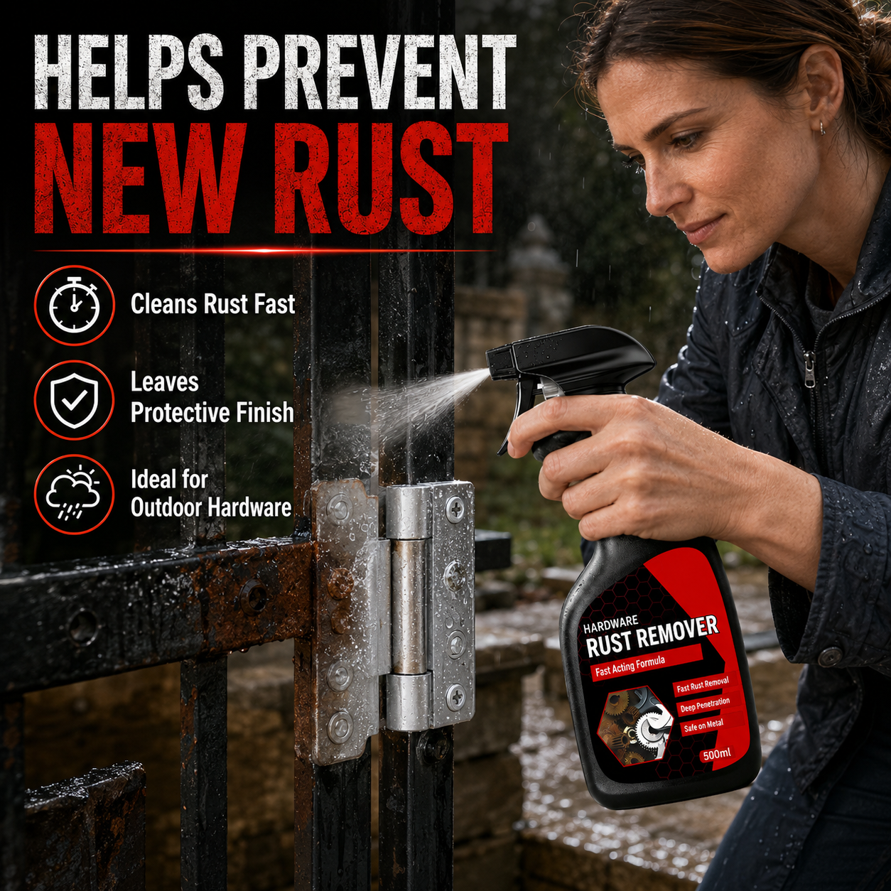 Fast Acting Hardware Rust Remover Spray