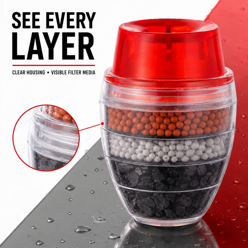 Easy Install 5-Layer Faucet Water Purifier