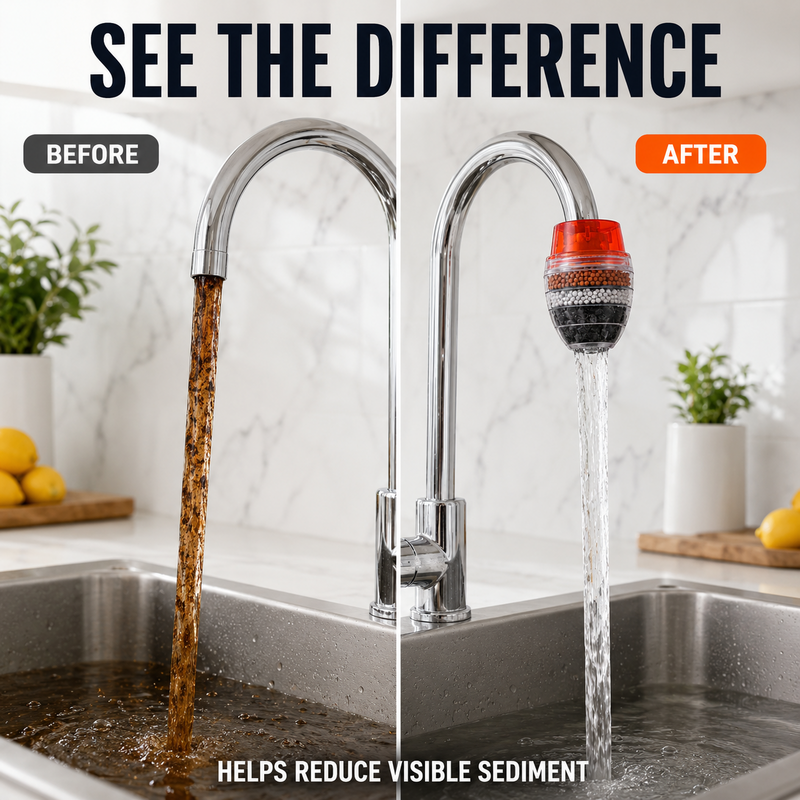 Easy Install 5-Layer Faucet Water Purifier