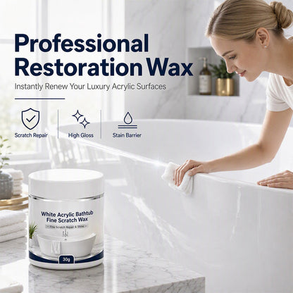 White Acrylic Bathtub Fine Scratch Repair Wax