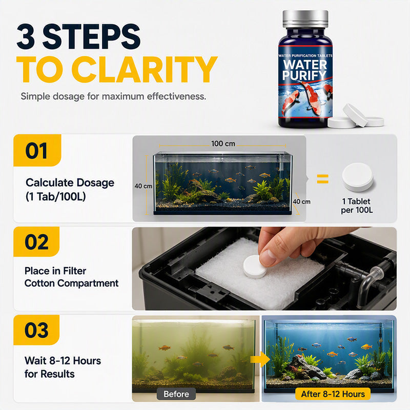 Professional Aquarium Water Purification Tablets