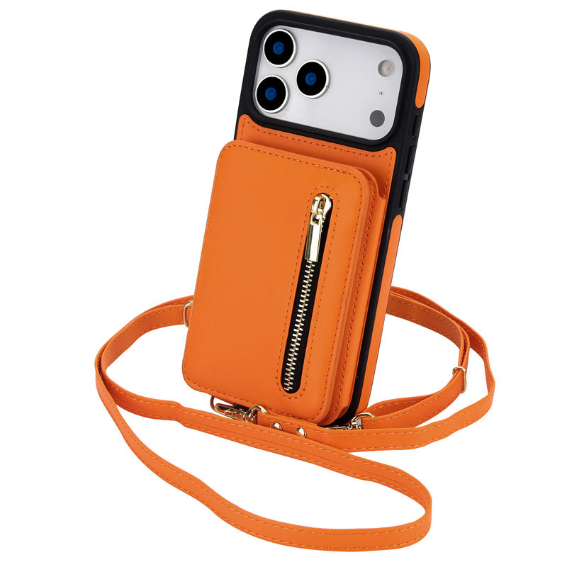 Bi-Fold Crossbody Wallet Phone Case