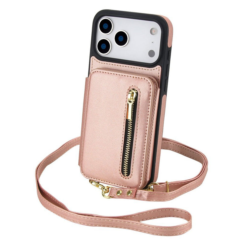 Bi-Fold Crossbody Wallet Phone Case