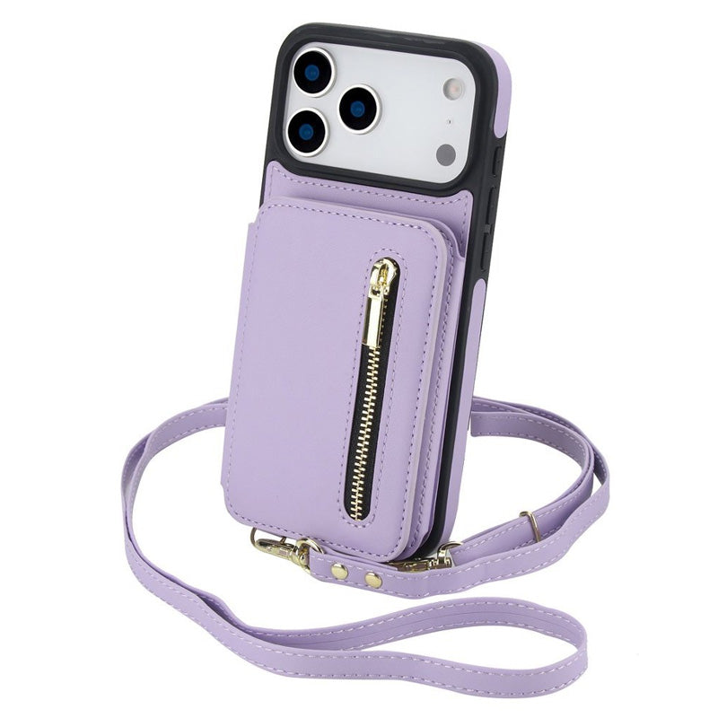 Bi-Fold Crossbody Wallet Phone Case