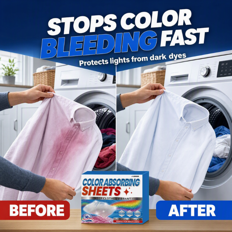 Color Absorbing Sheets for Mixed Laundry