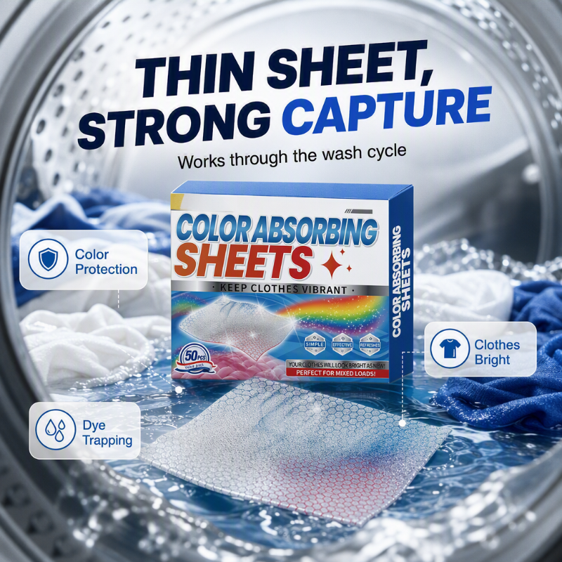 Color Absorbing Sheets for Mixed Laundry