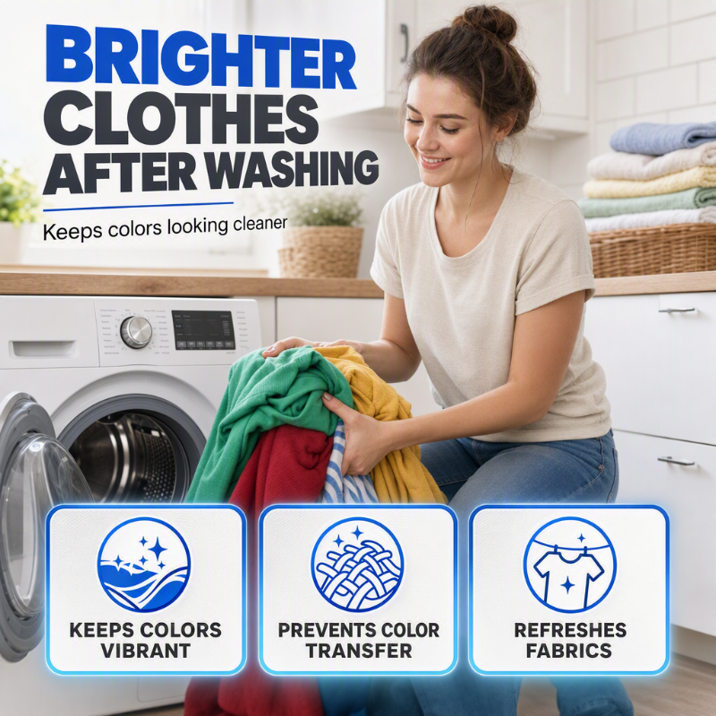Color Absorbing Sheets for Mixed Laundry