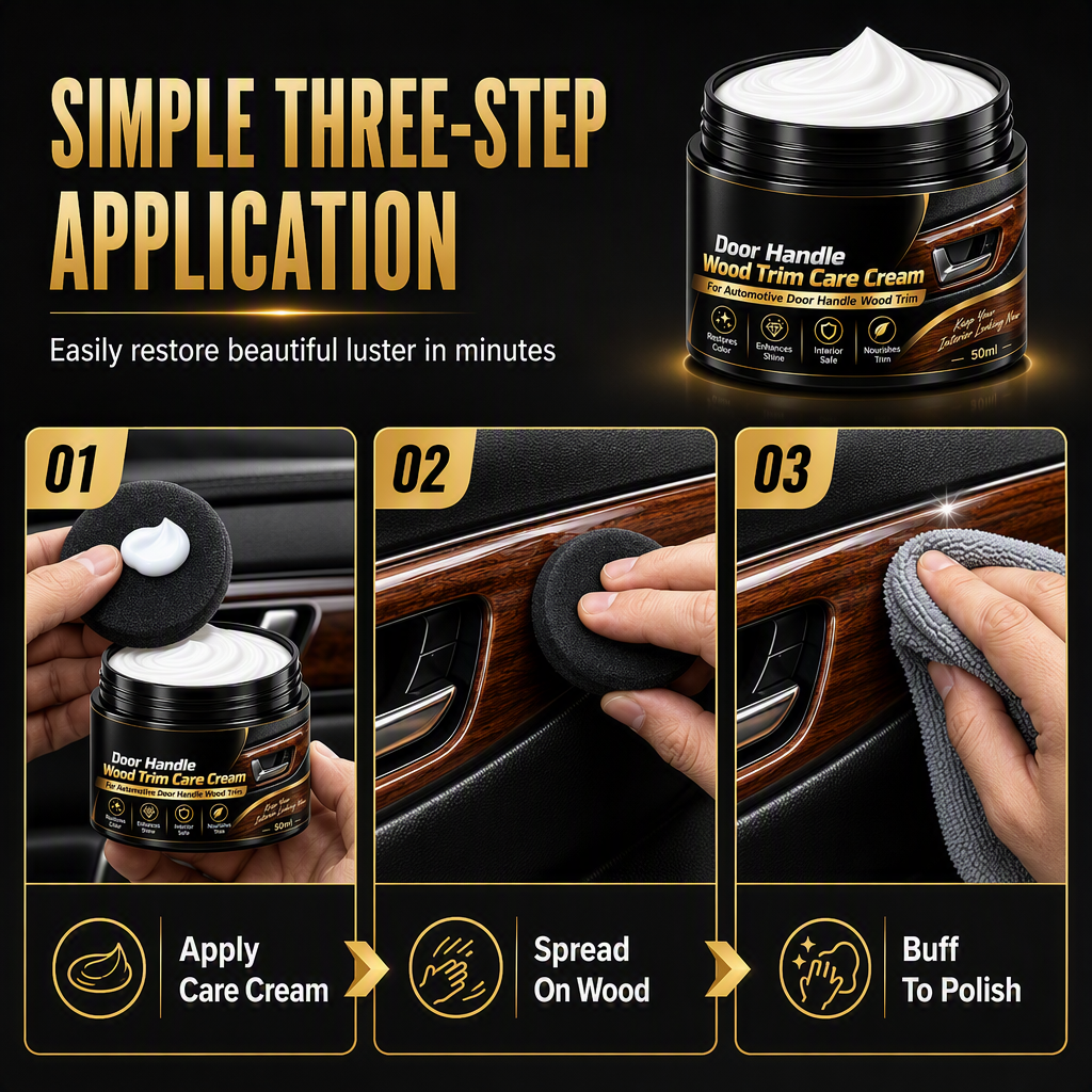 Car Interior Wood Trim Restoration Cream