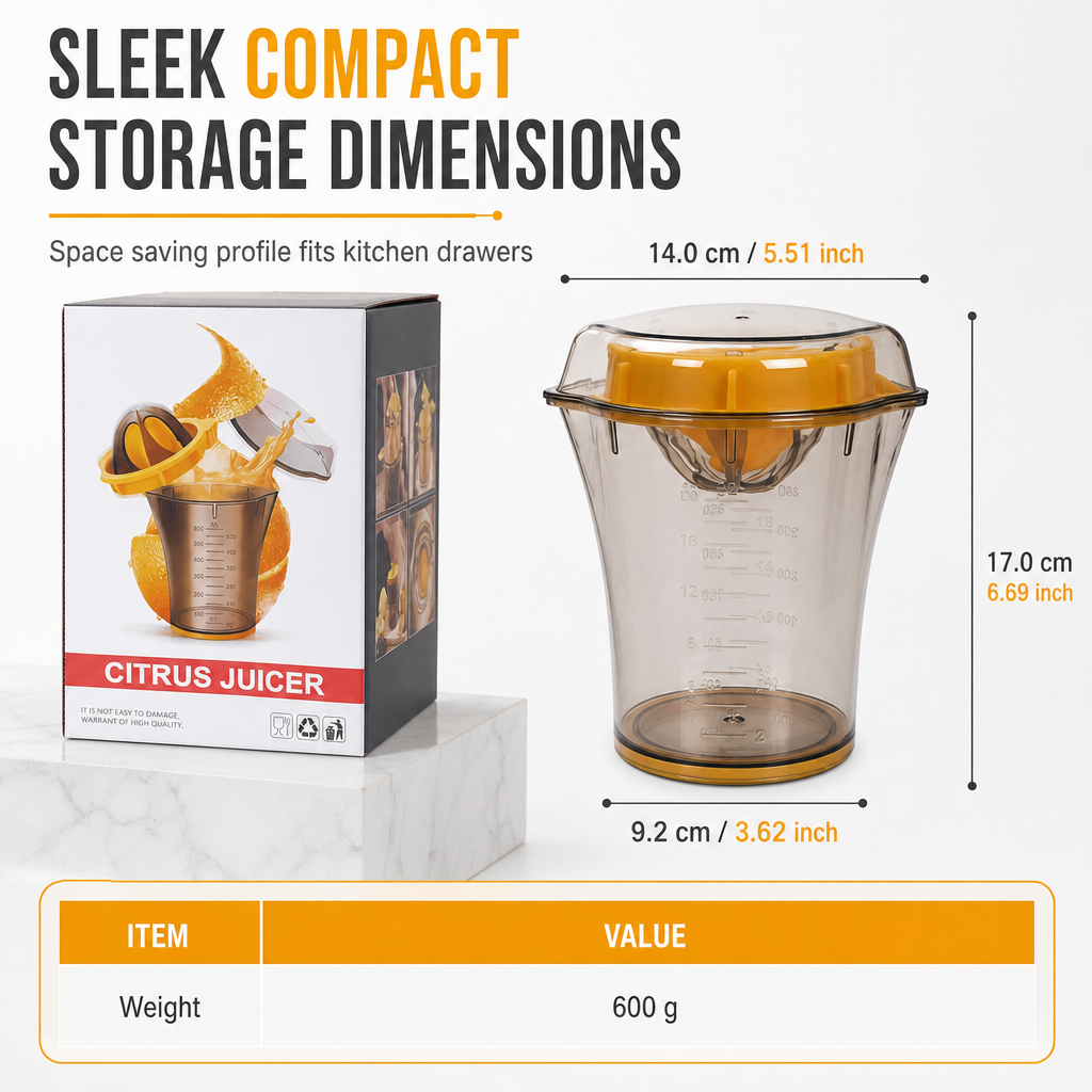 Portable Manual Fruit Juicer