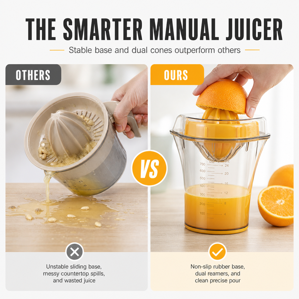 Portable Manual Fruit Juicer