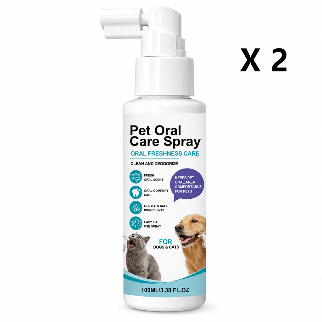 Pet Oral Care Spray for Dogs and Cats