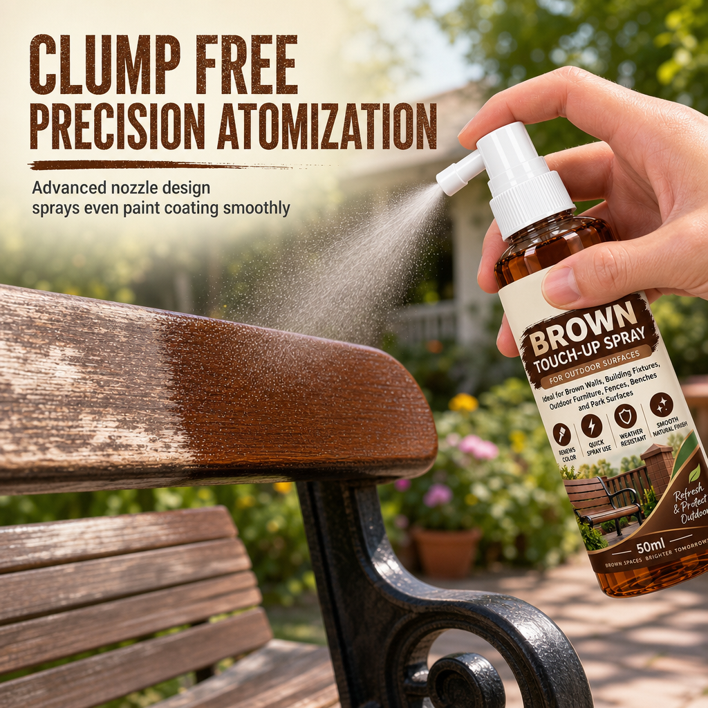 🪵✨ Brown Wood Touch-Up Spray – Refresh Faded Outdoor Furniture
