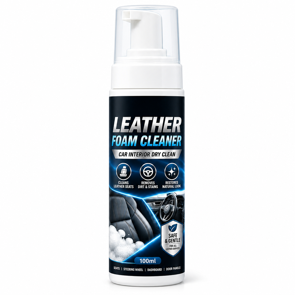 Car Interior Leather Foam Cleaner Kit