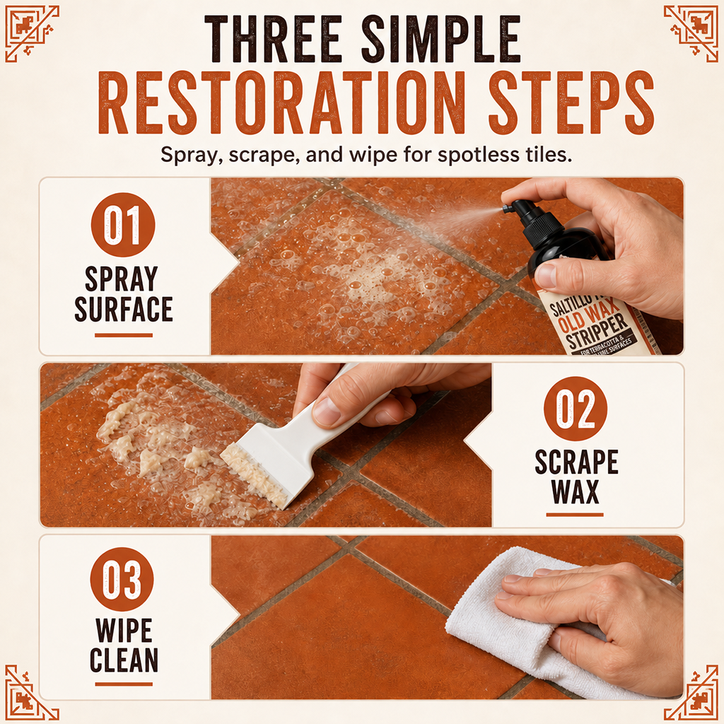 Terracotta & Saltillo Tile Wax Remover Spray