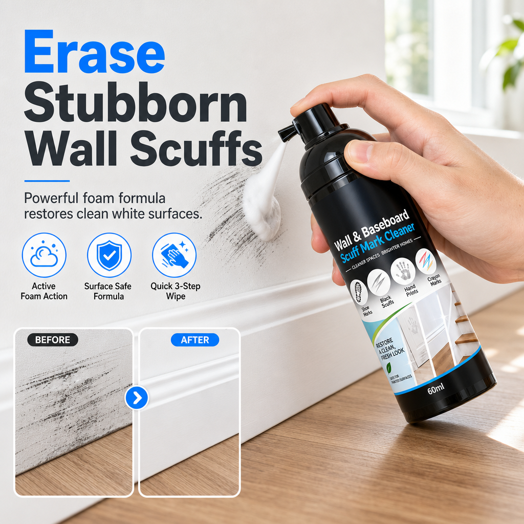 Wall and Baseboard Scuff Mark Cleaner