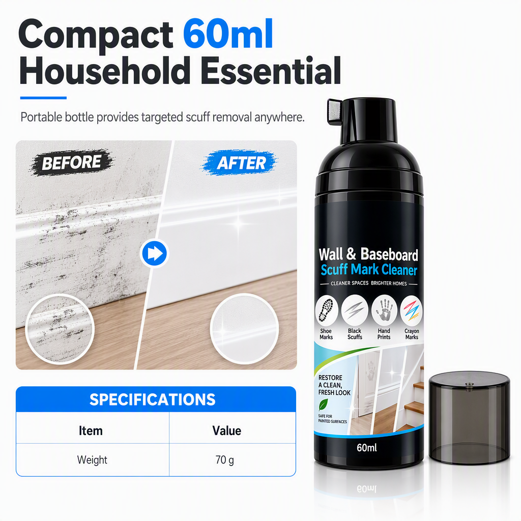 Wall and Baseboard Scuff Mark Cleaner