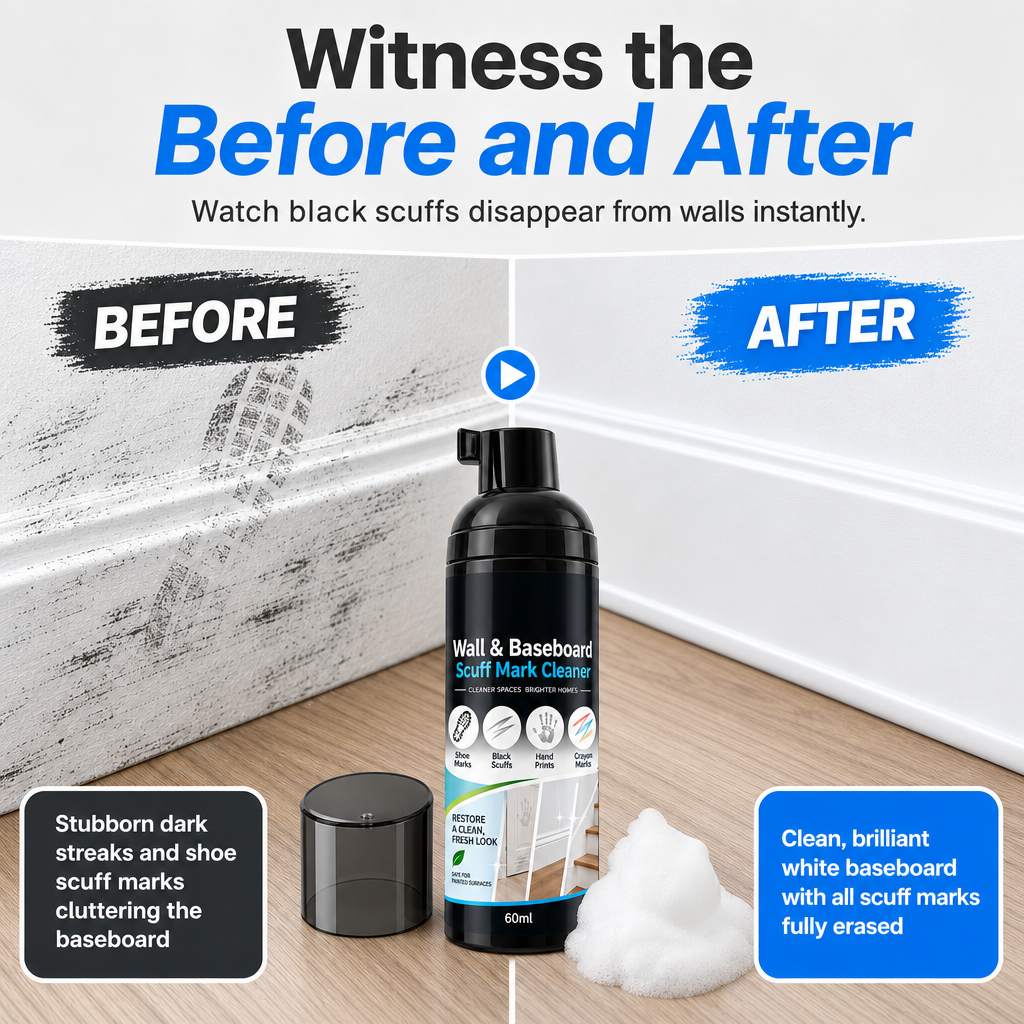 Wall and Baseboard Scuff Mark Cleaner