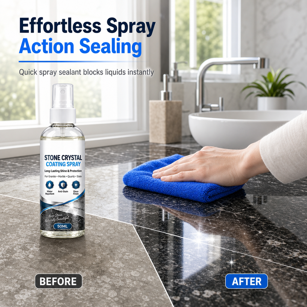 Stone Nanocrystal Plating Spray for Marble & Countertops