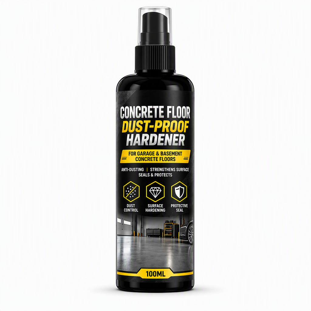 Garage Cement Floor Dusting Hardener – Seal, Harden & Stop Dust for Good 🏠✨