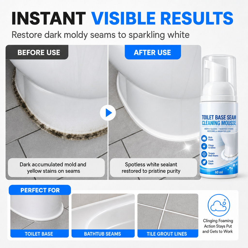 Toilet Base Seam Cleaning Mousse
