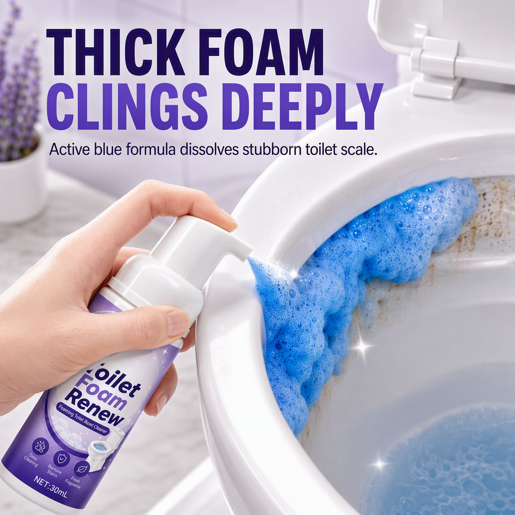 Fast-Acting Foaming Toilet Bowl Cleaner
