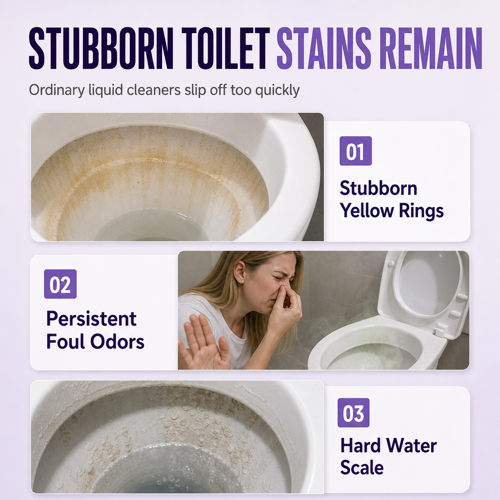 Fast-Acting Foaming Toilet Bowl Cleaner