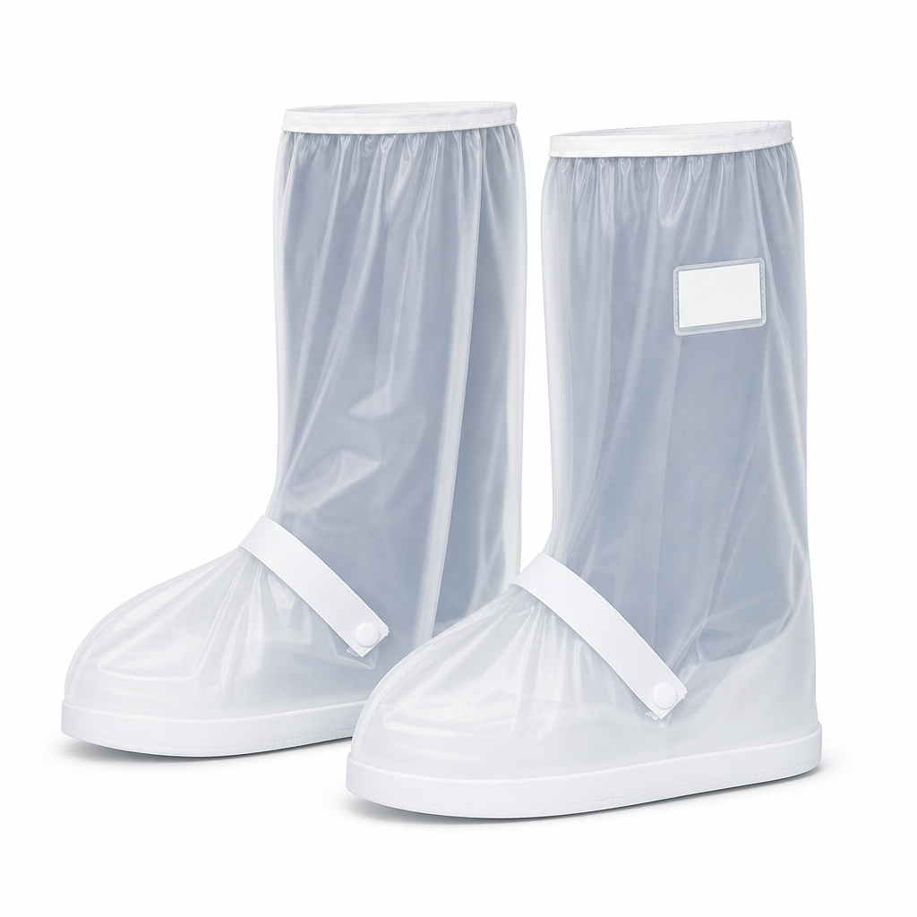 🌧️✨ LIMITED-TIME 50% OFF! Waterproof High-Top Rain Shoe Covers — Non-Slip, Reflective, 42cm Tall 👟