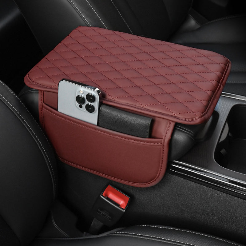 🚘 Car Armrest Cushion with Pocket | 6 Colors
